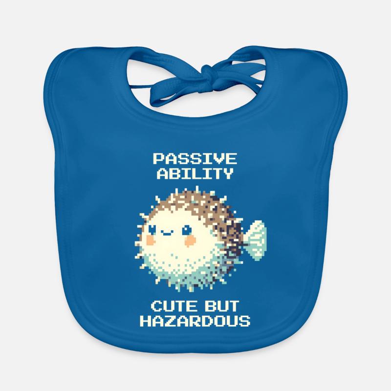 Passif : doux, mais dangereux | Poisson-globe Bavoir bio Bébé