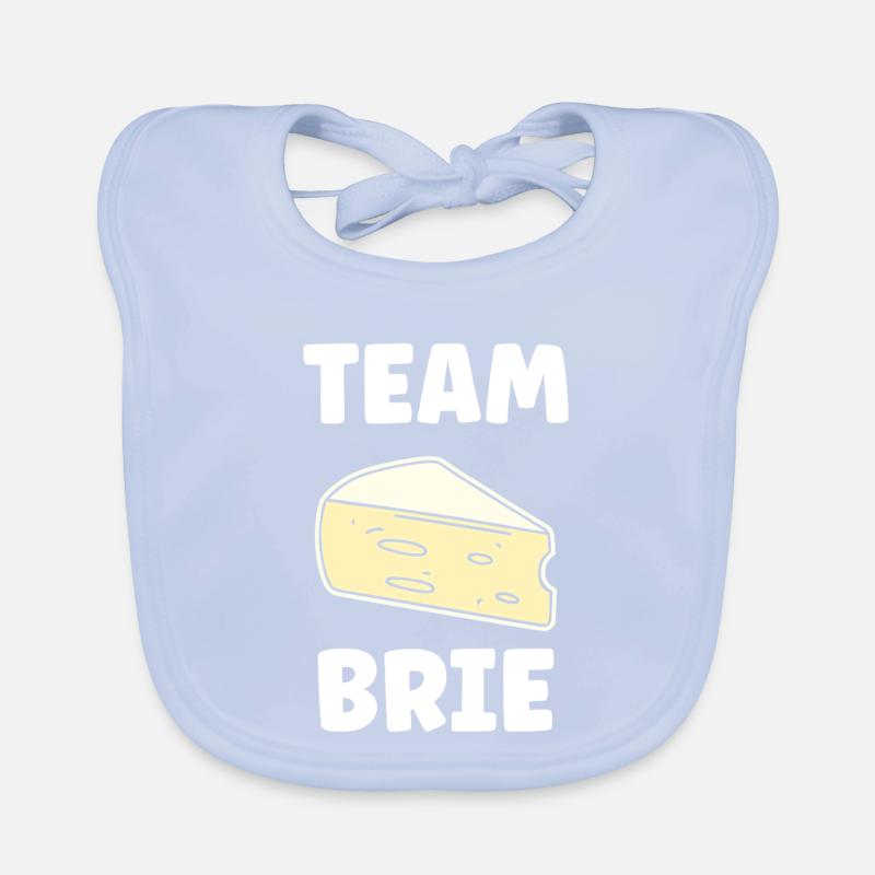 Humor brie cheese Organic Baby Bibs