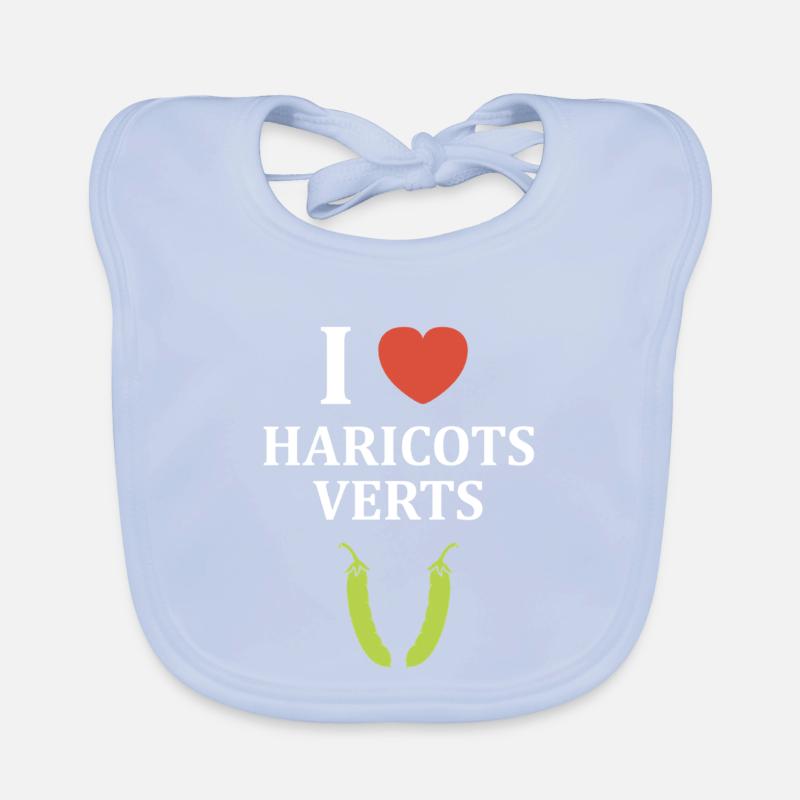 French bean Organic Baby Bibs