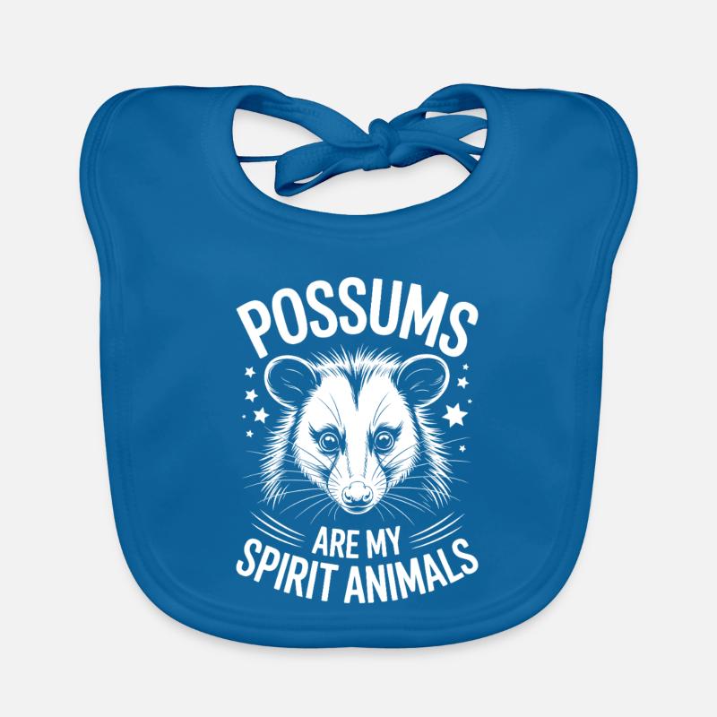 Opossum Spruch Beutelratte Lustig Opossum Geschenk Baby Bio-Lätzchen