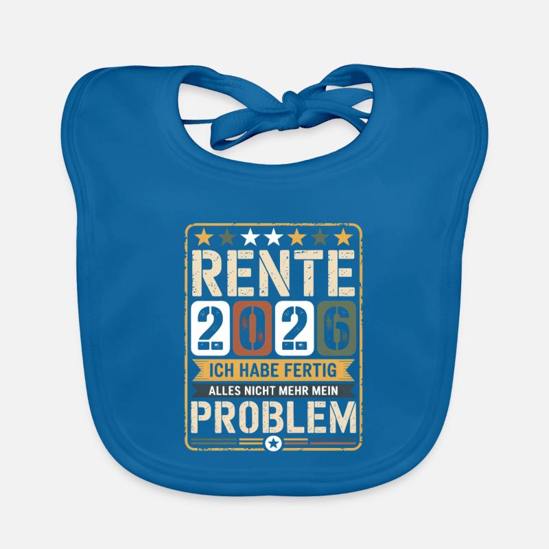 Pension 2026 – I'm done Organic Baby Bibs