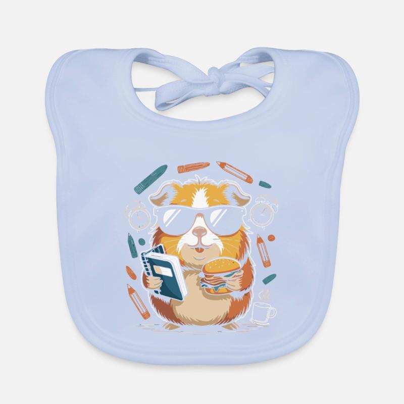 Buchheld Hamster mit Burger Baby Bio-Lätzchen