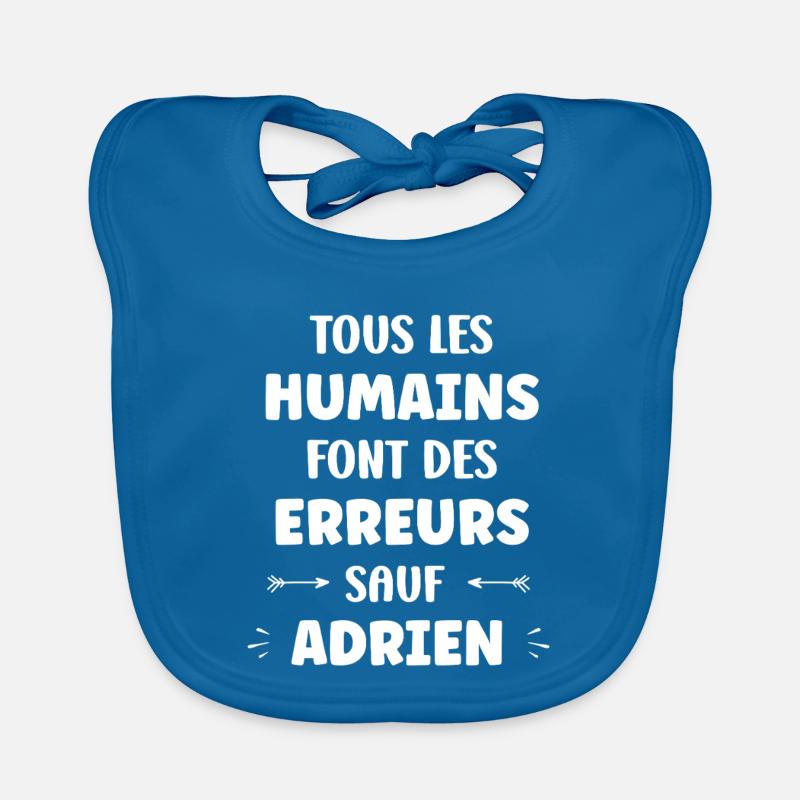 Adrien Sans Errors - Typography Organic Baby Bibs