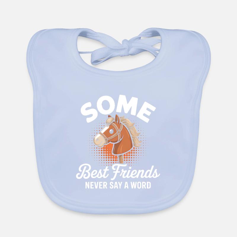 Cavalier de loisir Cheval de bataille Bavoir bio Bébé