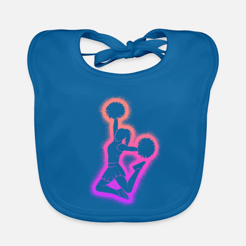 Cheerleading Kinder Damen Mädchen Cheerleader Baby Bio-Lätzchen