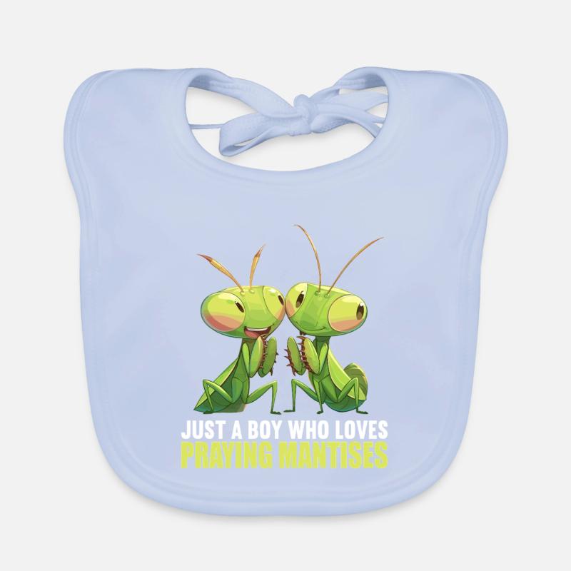 Praying mantises Praying mantis Organic Baby Bibs