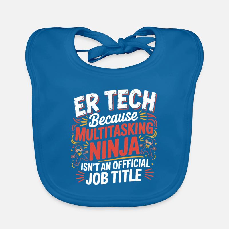 Tech Ninja : Humour multitâche Bavoir bio Bébé