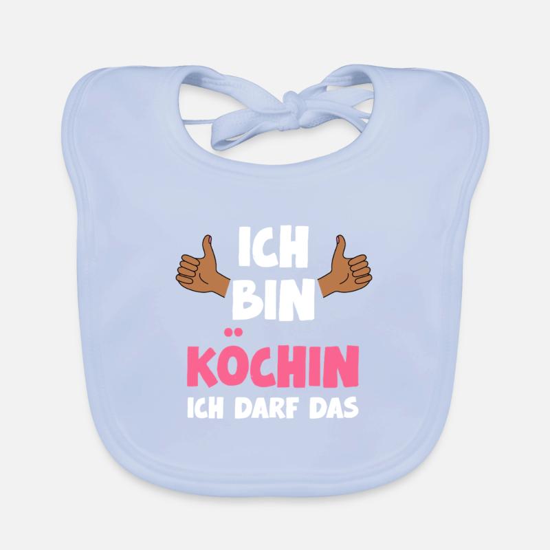 Ich bin Köchin Ich darf das Baby Bio-Lätzchen
