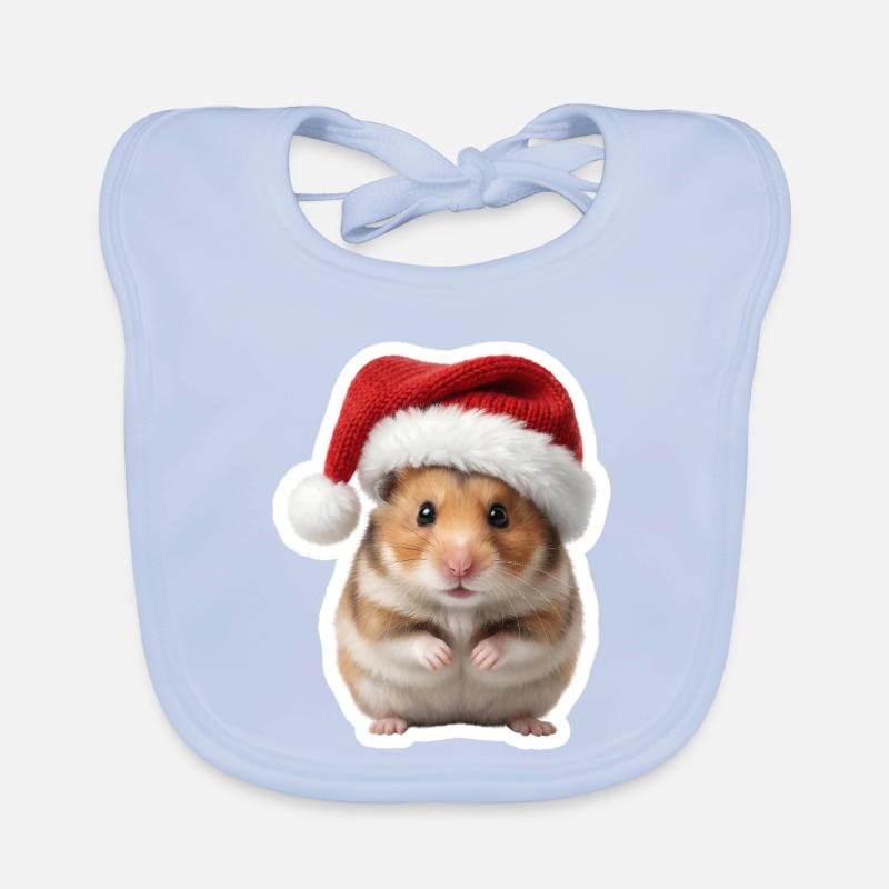Doux Hamster - Doux Noël Bavoir bio Bébé