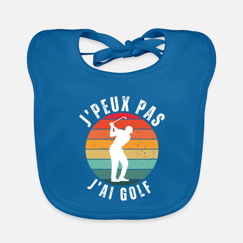 I Can't I Have Golf Humor Gift Organic Baby Bibs