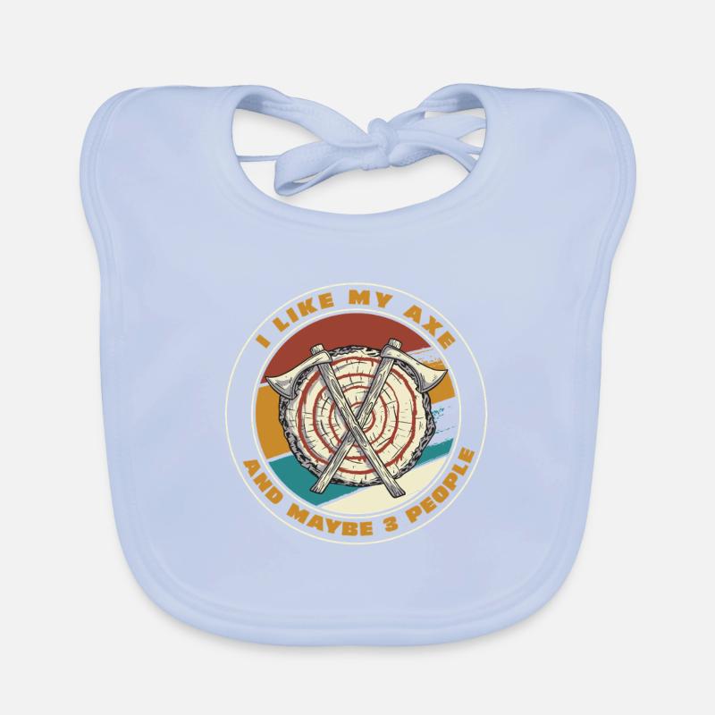Patch rétro Axe Targets Bavoir bio Bébé