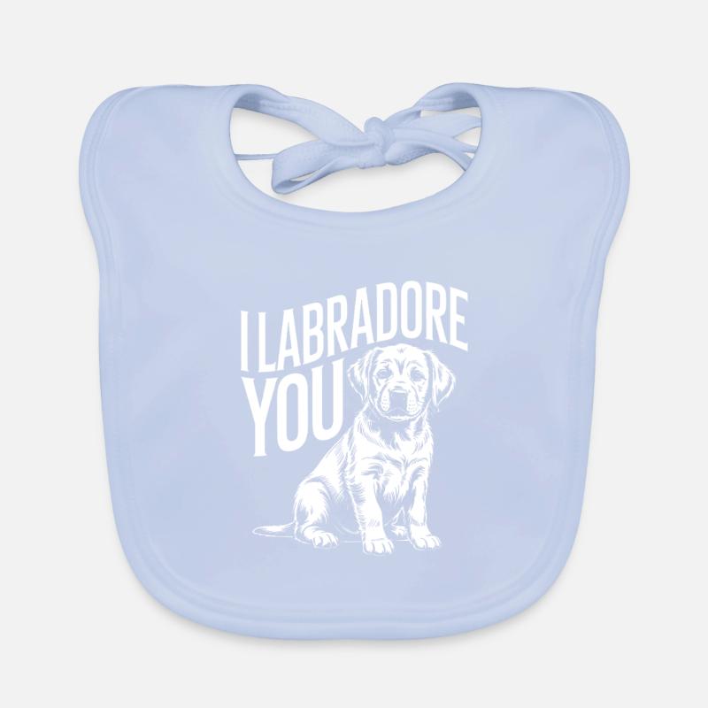 Moi, Labrador, toi Bavoir bio Bébé
