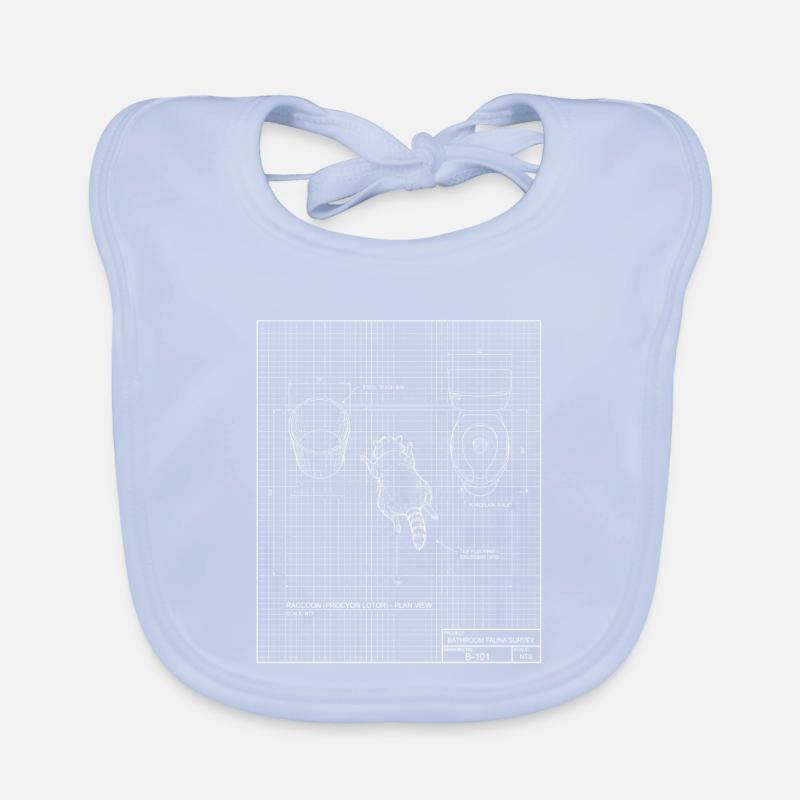 Trashed Panda Meme Organic Baby Bibs