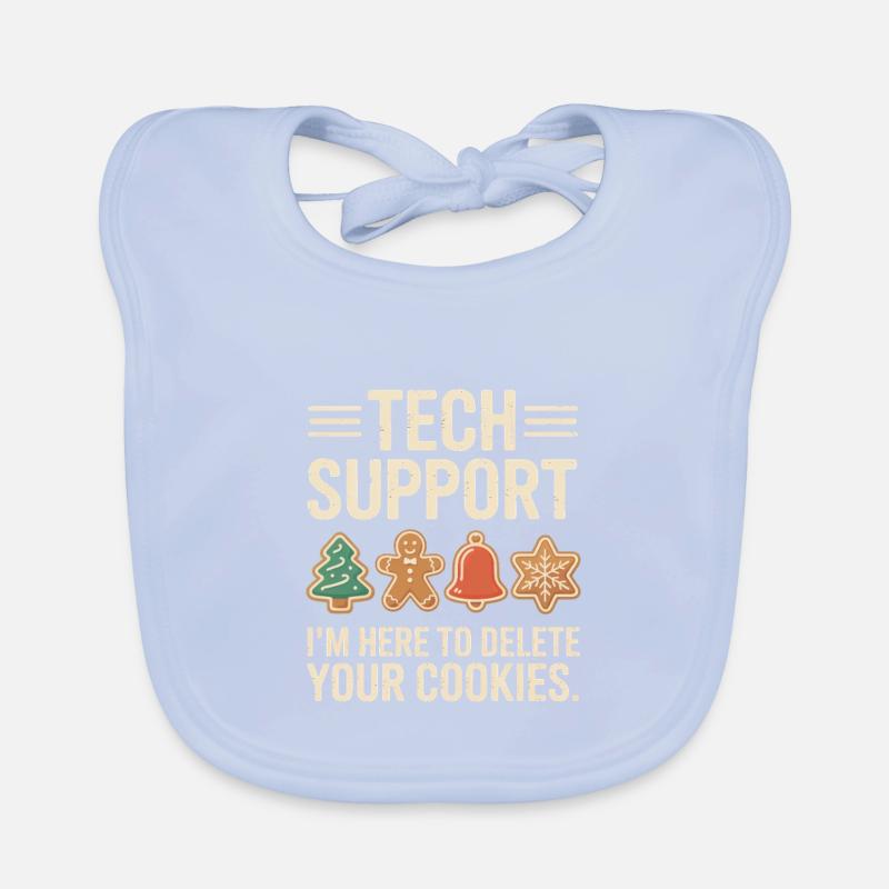 Tech Support Cookies: Debugging Yuletide Organic Baby Bibs