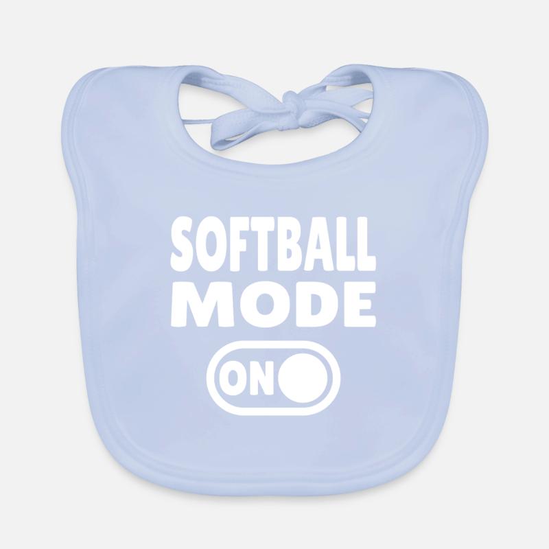 Mode softball activé Bavoir bio Bébé