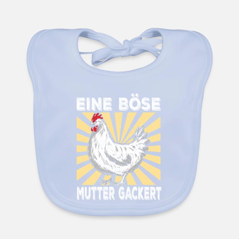 Eine Böse Mutter Gackert Baby Bio-Lätzchen