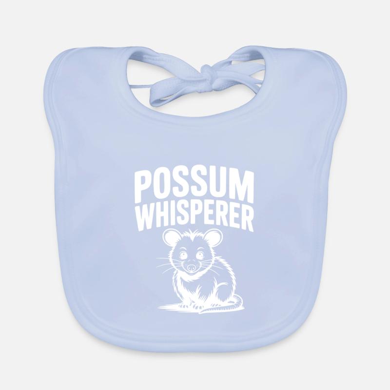 Le Chuchoteur d’Opossum Bavoir bio Bébé