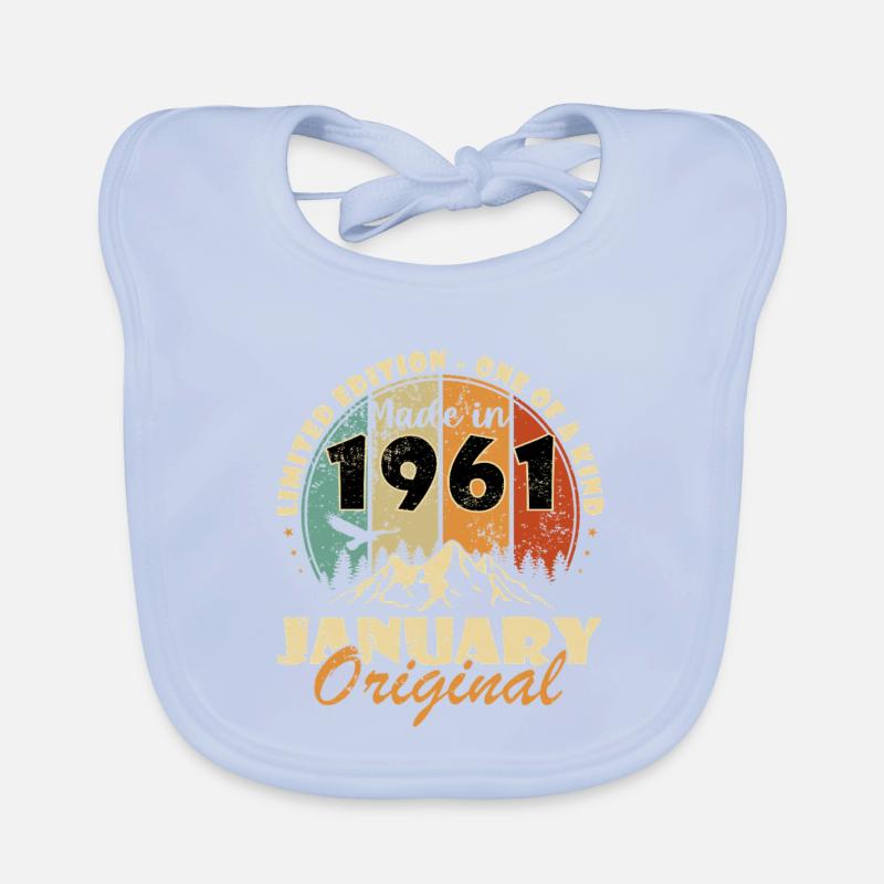 1961 Januar Original – Limitierte Edition Baby Bio-Lätzchen