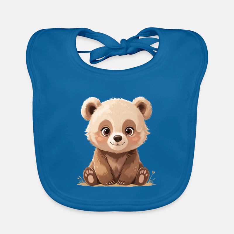 Cuddly bears in the sunlight Organic Baby Bibs