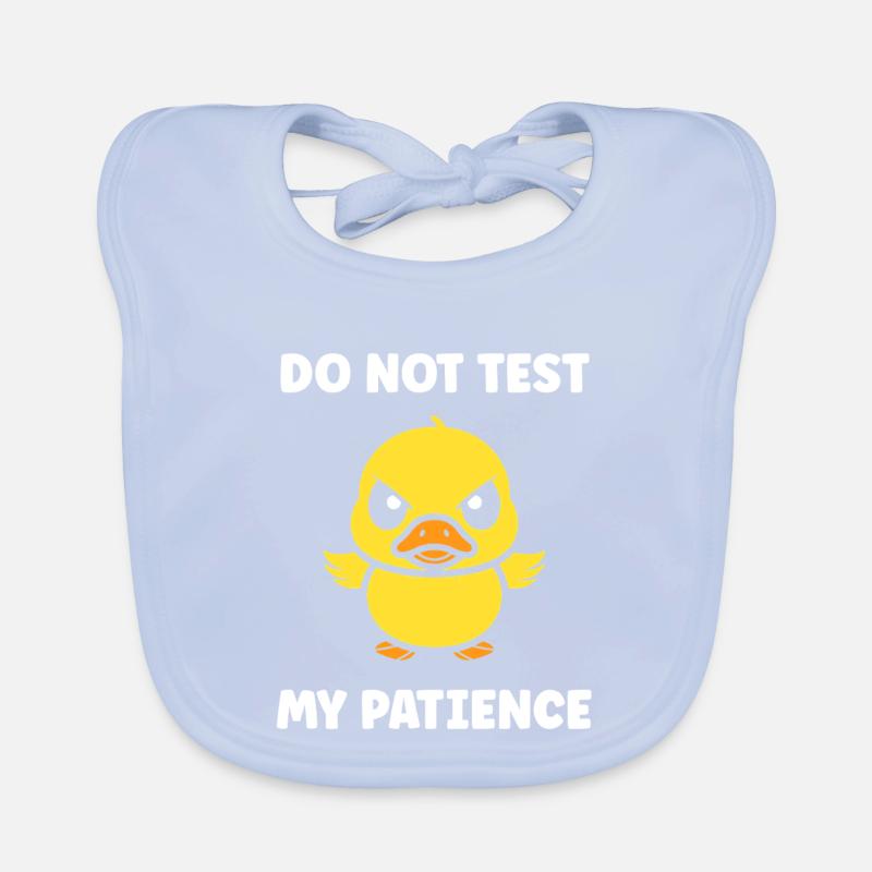 Grumpy Duckling: Patience to Test Organic Baby Bibs