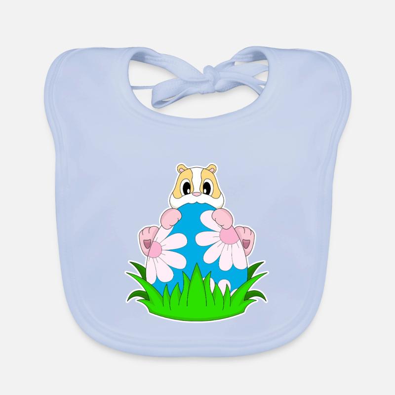 Hamster Ostern Osterei Baby Bio-Lätzchen