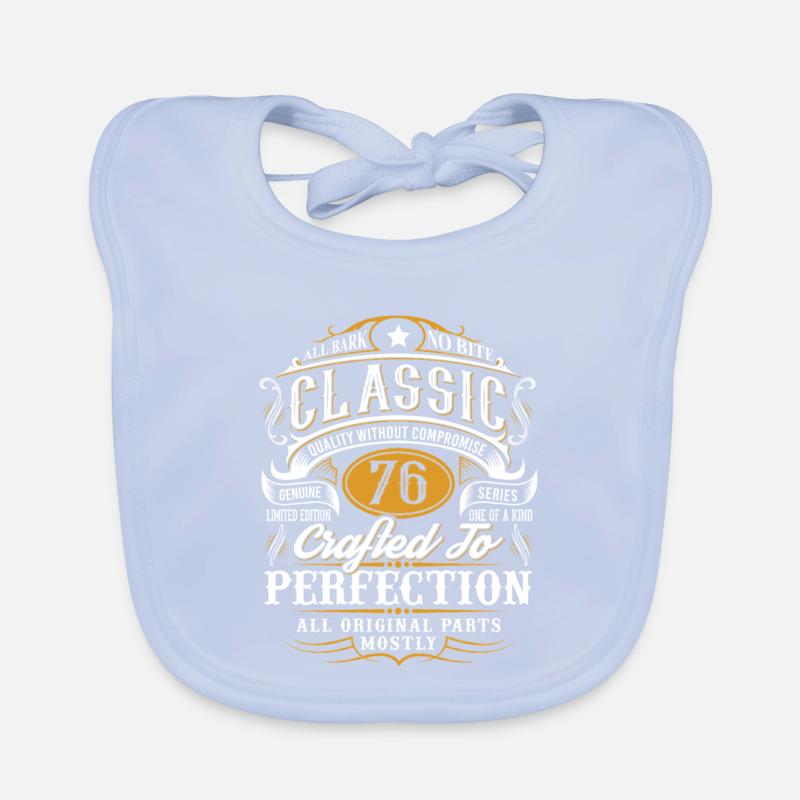 76e anniversaire Bavoir bio Bébé