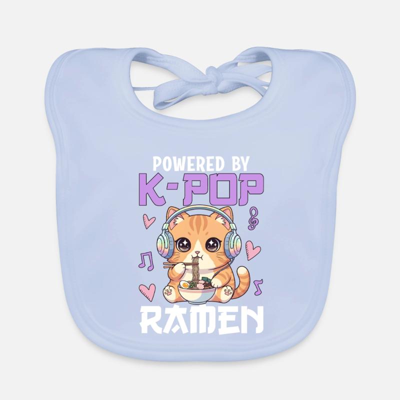 Powered By K-Pop Ramen Baby Bio-Lätzchen