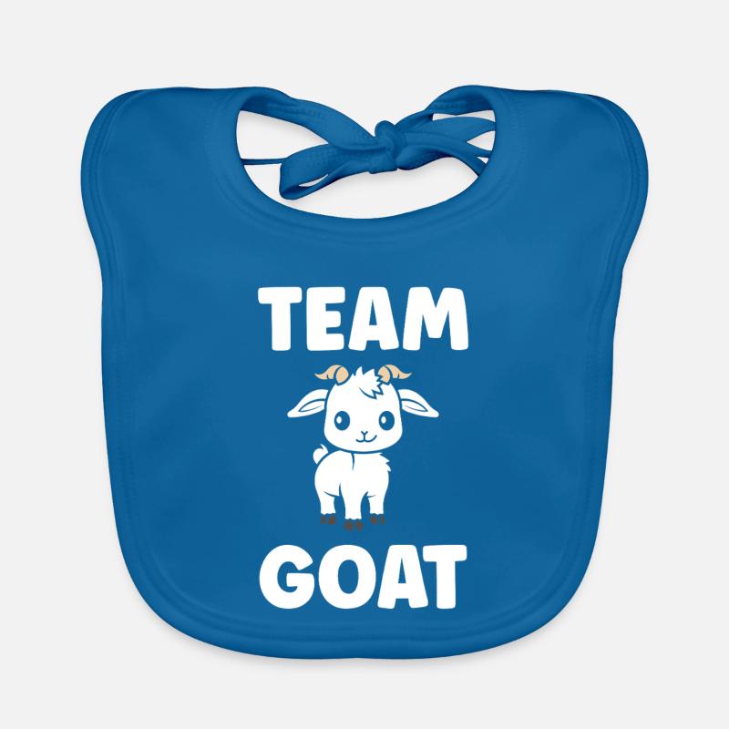 Team Goat Illustration Mignon Bavoir bio Bébé