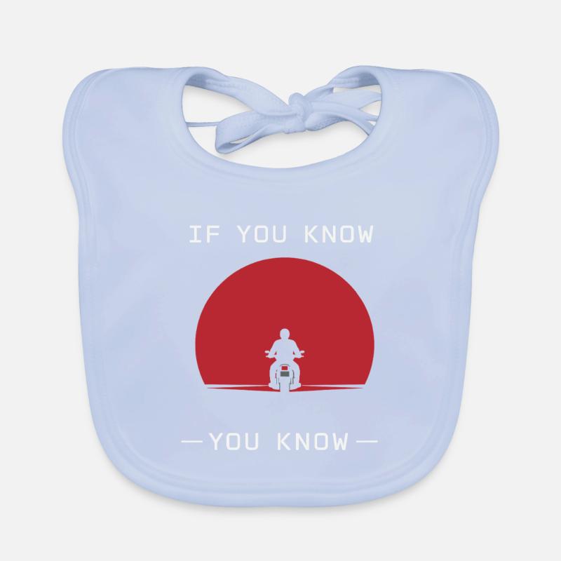 Why we ride motorcycles, Organic Baby Bibs