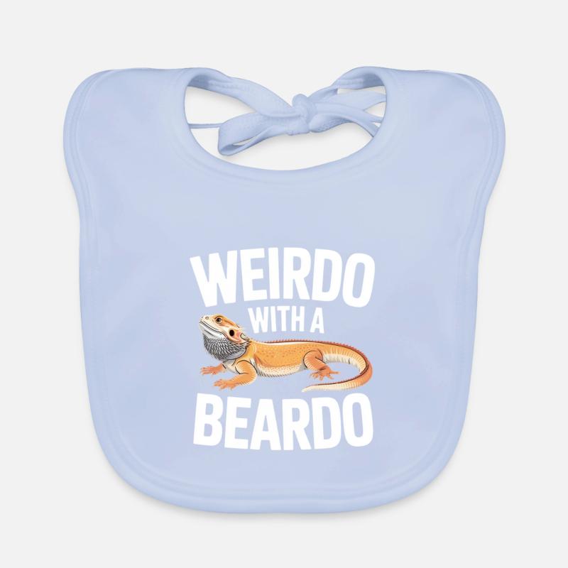 Weirdo With A Beardo Organic Baby Bibs