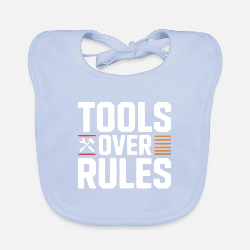 Tools Over Rules Statement Design Baby Bio-Lätzchen