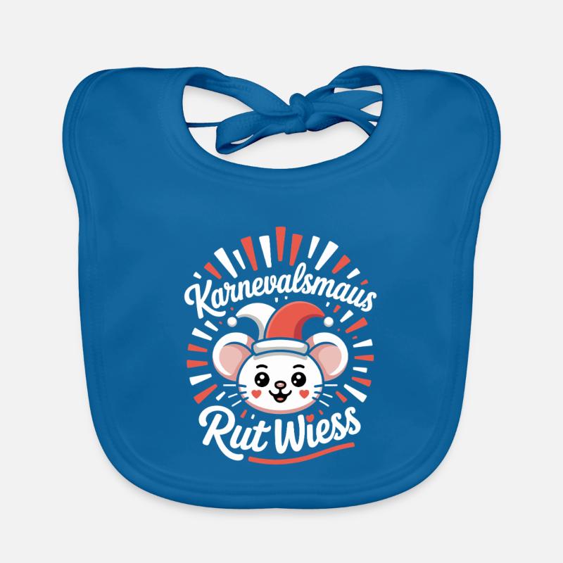 Souris de Carnaval, Rut, Wiess, Cologne, Cologne, Souris de Carnaval, Bavoir bio Bébé