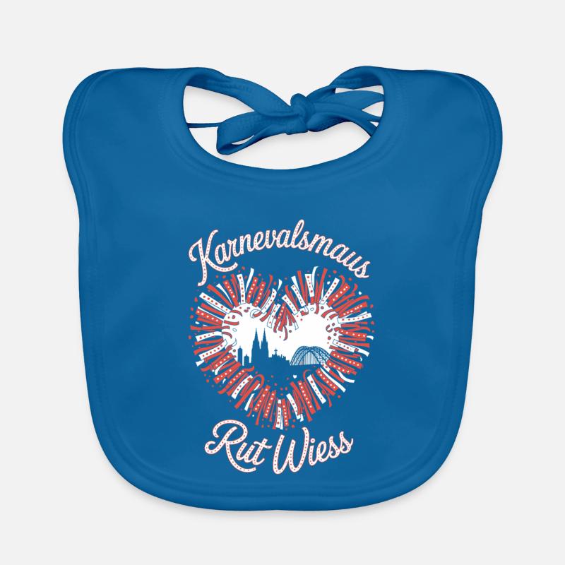 Souris de Carnaval, Rut, Wiess, Cologne, Cologne, Souris de Carnaval, Bavoir bio Bébé