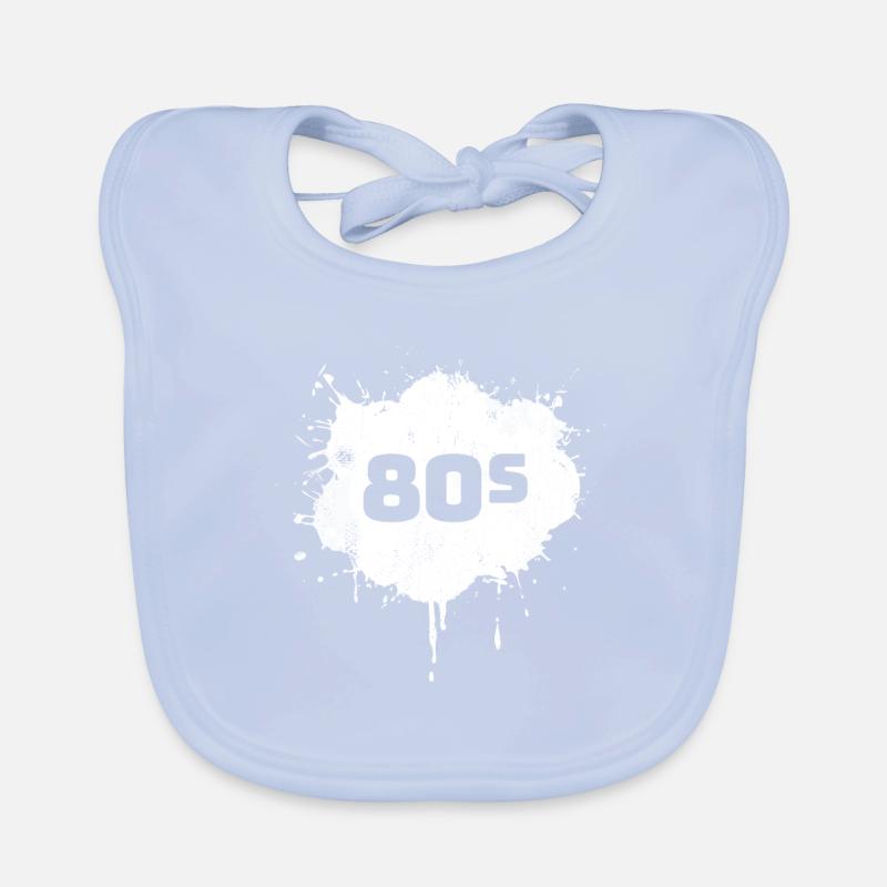80s Organic Baby Bibs