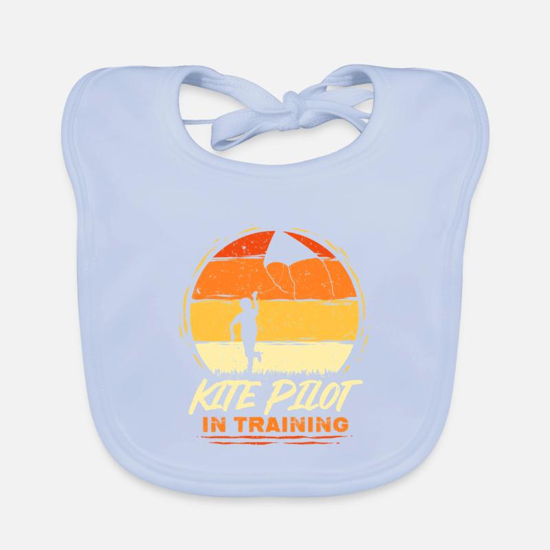 Kite Kite Flying Kite Pilot In Training Organic Baby Bibs