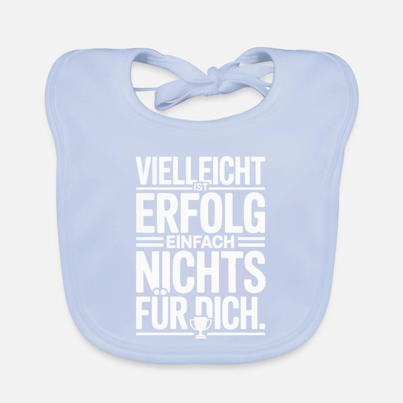 Alles hat ein Ende nur du bist eine Wurst Baby Bio-Lätzchen