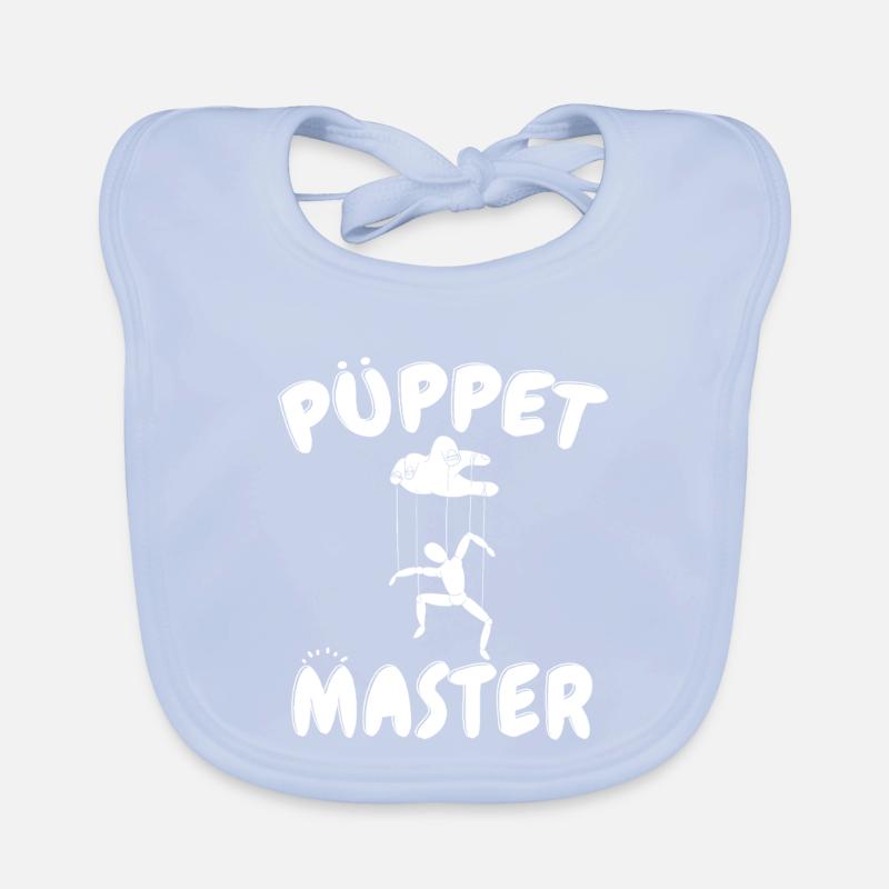 Puppet Master Silhouette Organic Baby Bibs