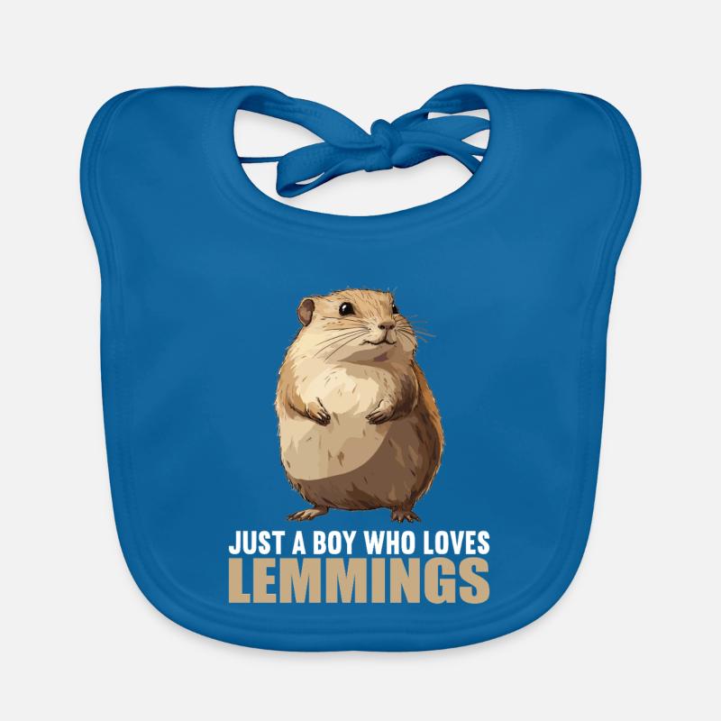Lemmings Lemming Organic Baby Bibs