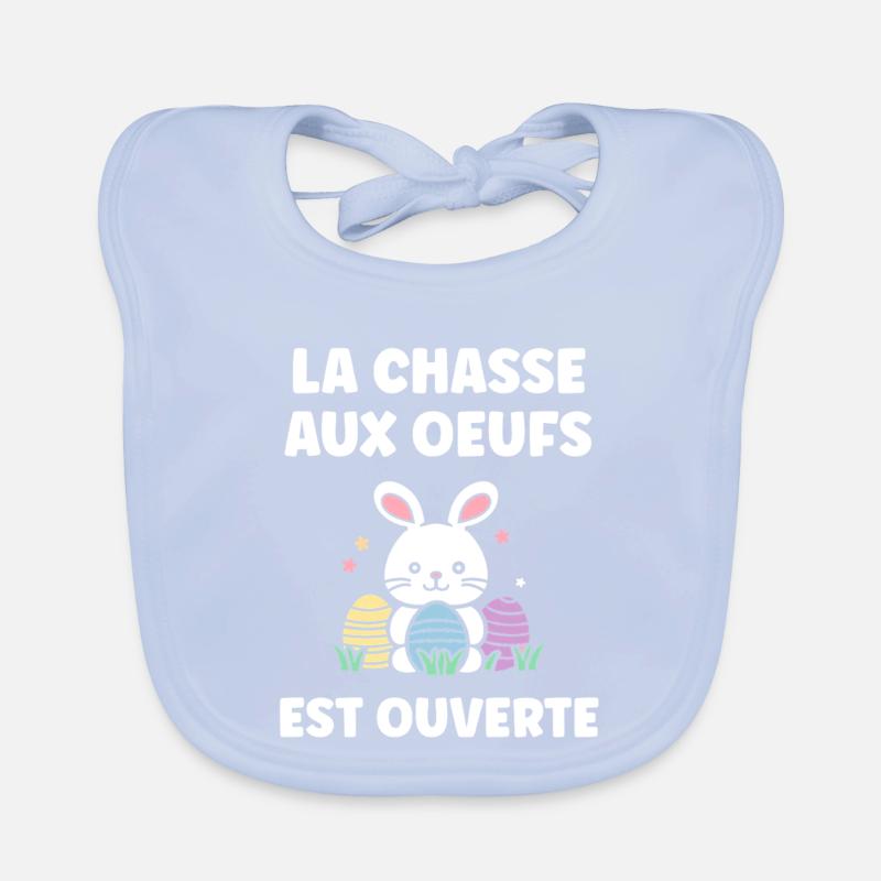 egg hunt Organic Baby Bibs