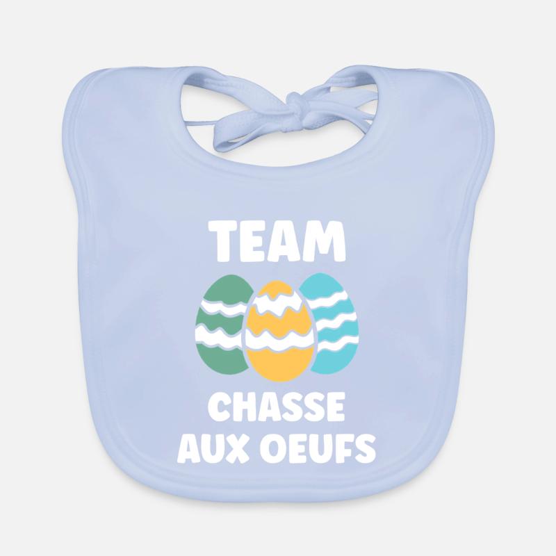 Easter, egg hunt Organic Baby Bibs