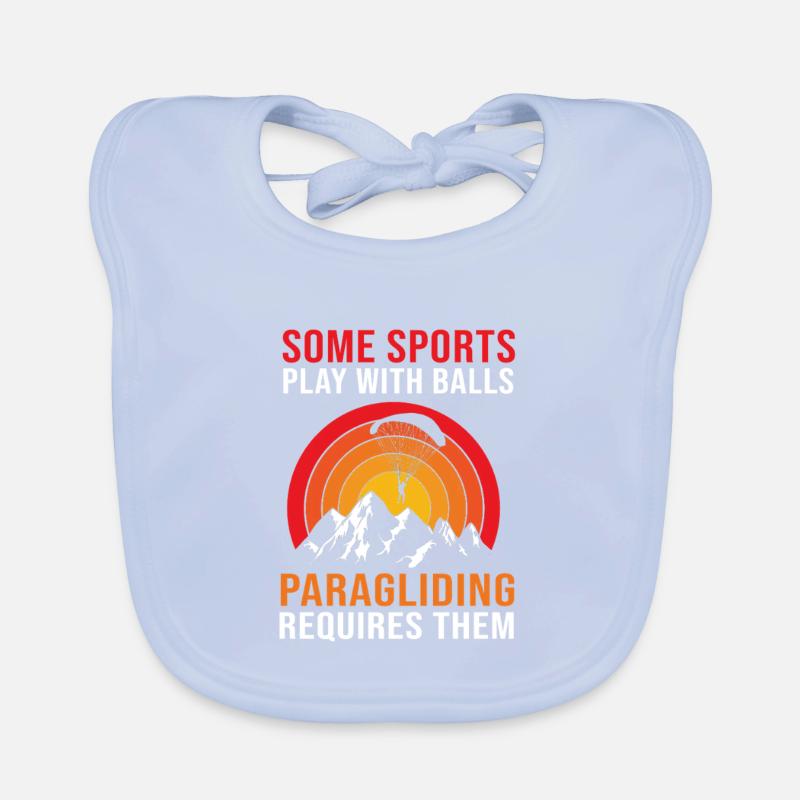 Paragliding Skydive Baby Bio-Lätzchen