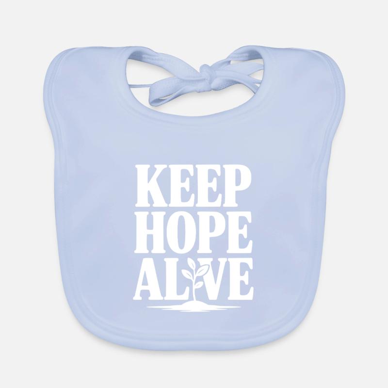 Keep Hope Alive Organic Baby Bibs