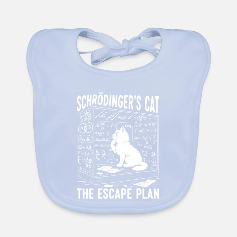 Le Chat de Schrödinger Le Plan d’évasion Bavoir bio Bébé