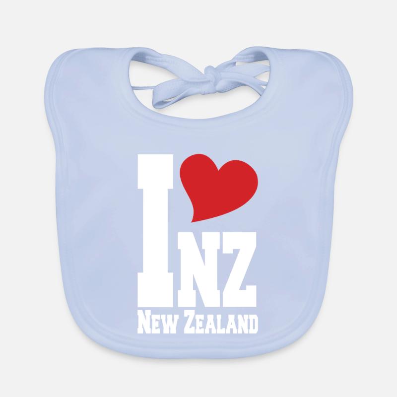 Ich liebe Neuseeland, Neuseeland, stolzer Neuseeländer Baby Bio-Lätzchen