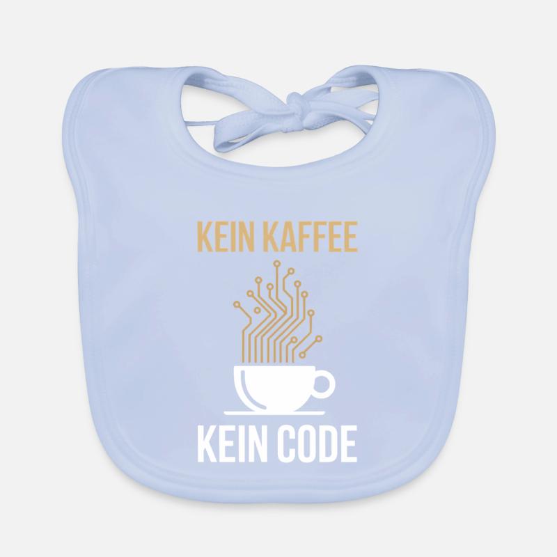 Kein Kaffee Kein Code Programmierer Informatiker Baby Bio-Lätzchen