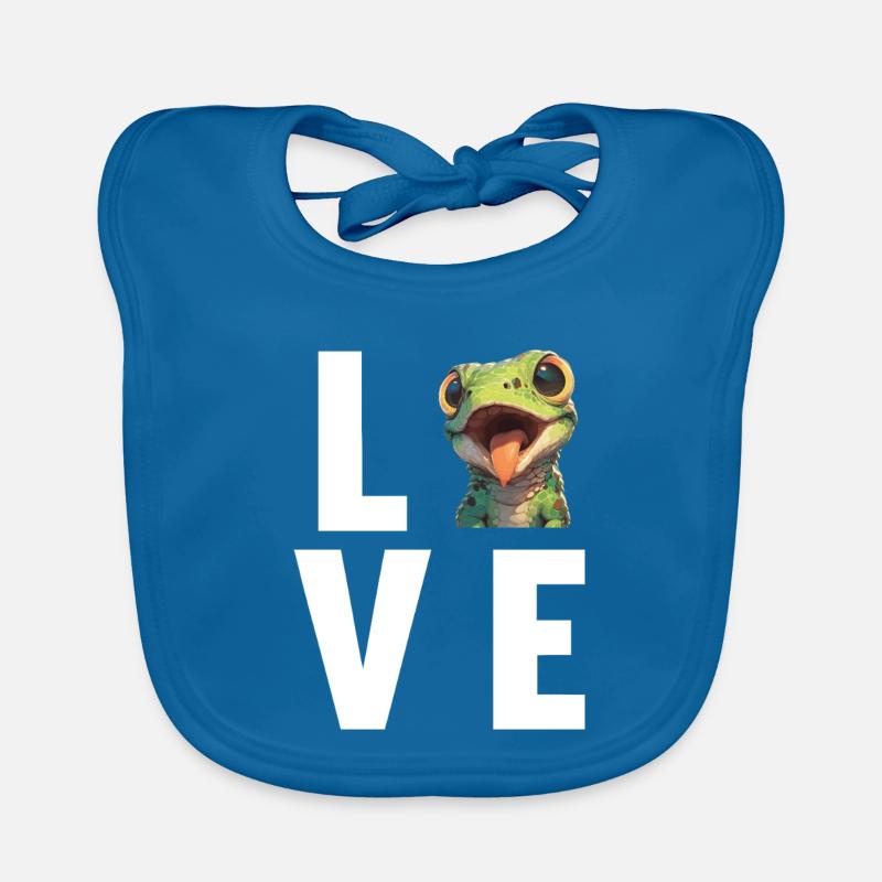 Lizards Lizard Organic Baby Bibs