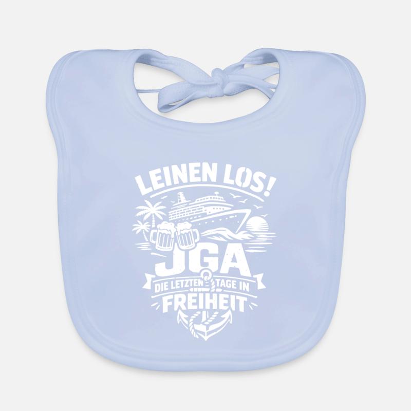 Cast off! Bachelor party on the high seas Organic Baby Bibs