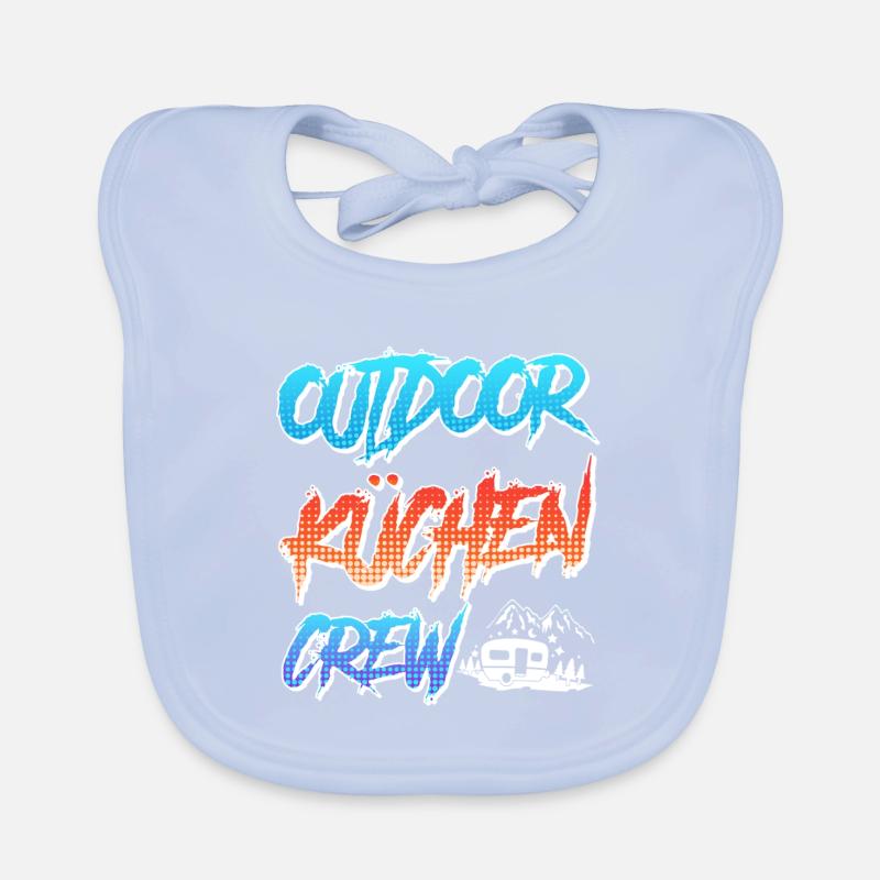 Chef OUTDOOR KITCHENS CREW Funny Organic Baby Bibs