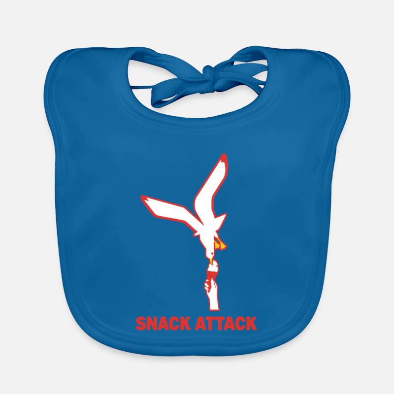 Snack Attack Möwe Eis Baby Bio-Lätzchen