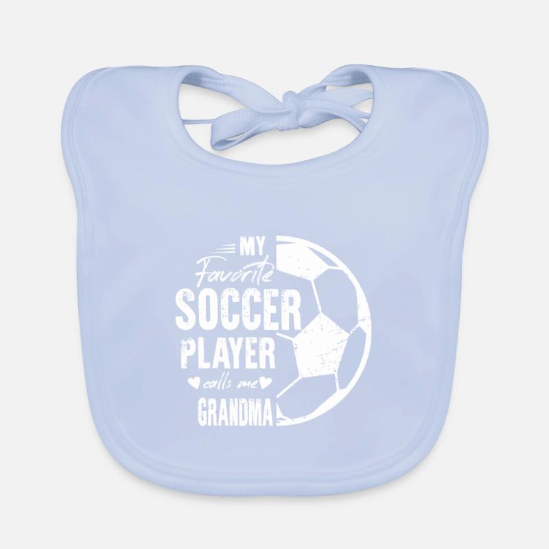 Ma grand-mère préférée du foot Bavoir bio Bébé